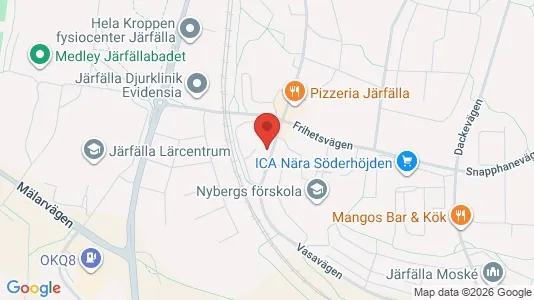 Apartments for rent i Järfälla - kort over placeringen