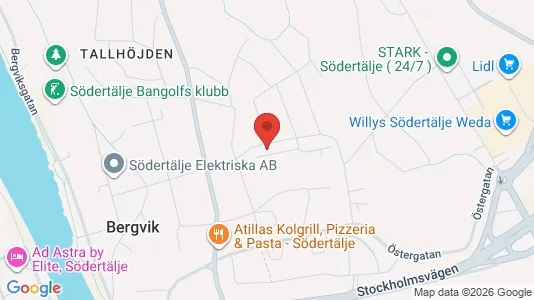Apartments for rent i Södertälje - kort over placeringen