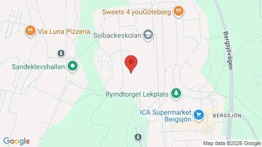 Apartments for rent i Gothenburg East - kort over placeringen