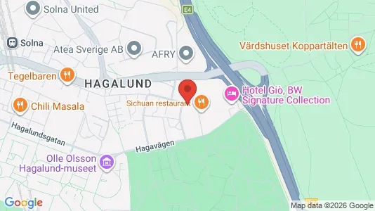 Apartments for rent i Solna - kort over placeringen