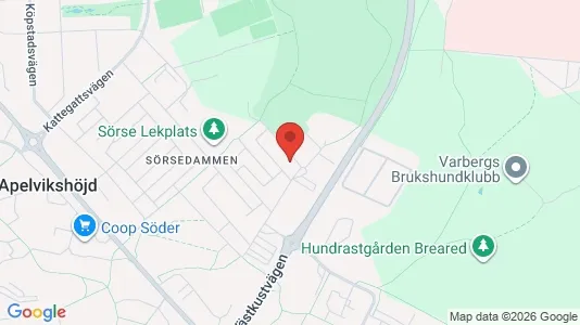Apartments for rent i Varberg - kort over placeringen