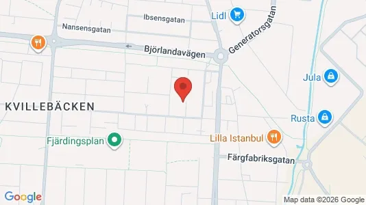Apartments for rent i Lundby - kort over placeringen