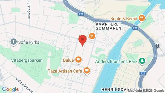Apartments for rent i Södermalm - kort over placeringen