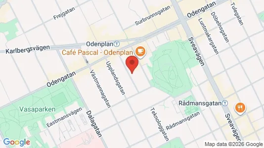 Apartments for rent i Vasastan - kort over placeringen