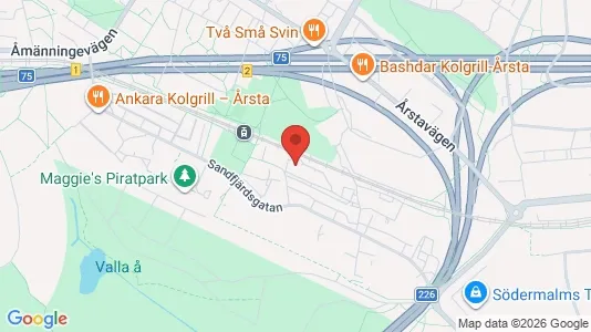 Apartments for rent i Stockholm South - kort over placeringen