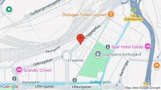 Apartments for rent i Gothenburg City Centre - kort over placeringen