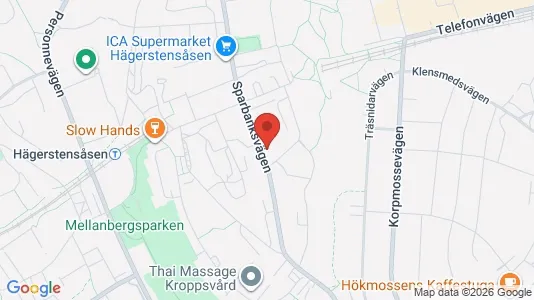Apartments for rent i Stockholm South - kort over placeringen