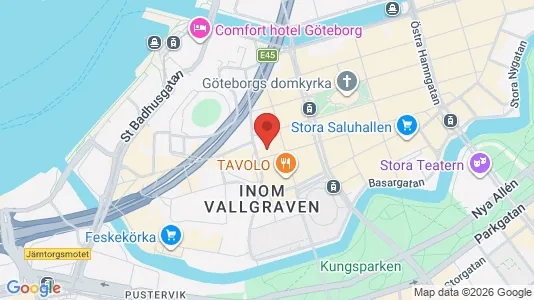 Apartments for rent i Gothenburg City Centre - kort over placeringen