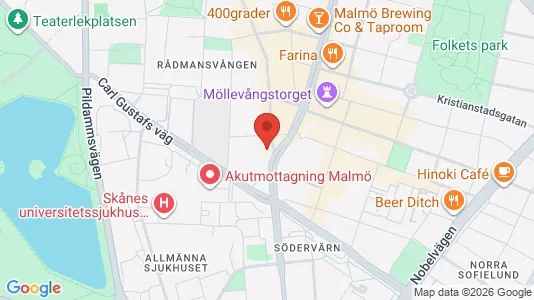 Apartments for rent i Sofielund - kort over placeringen