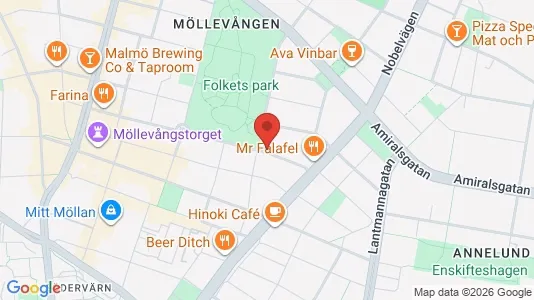 Apartments for rent i Malmö City - kort over placeringen