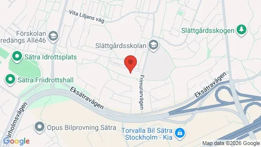 Apartments for rent i Stockholm South - kort over placeringen