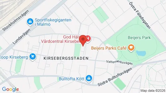 Apartments for rent i Kirseberg - kort over placeringen