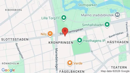Apartments for rent i Malmö City - kort over placeringen