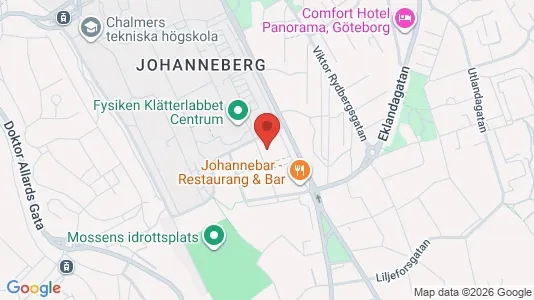 Apartments for rent i Johanneberg - kort over placeringen