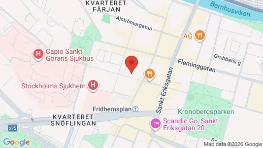 Apartments for rent i Kungsholmen - kort over placeringen