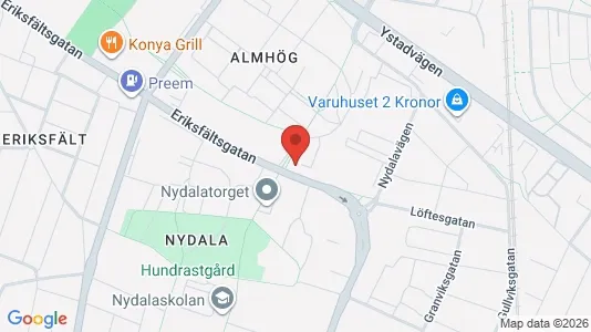 Apartments for rent i Malmö City - kort over placeringen