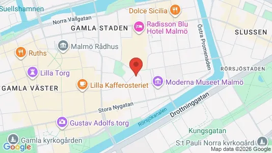 Apartments for rent i Malmö City - kort over placeringen