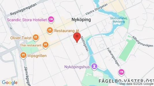 Apartments for rent i Nyköping - kort over placeringen