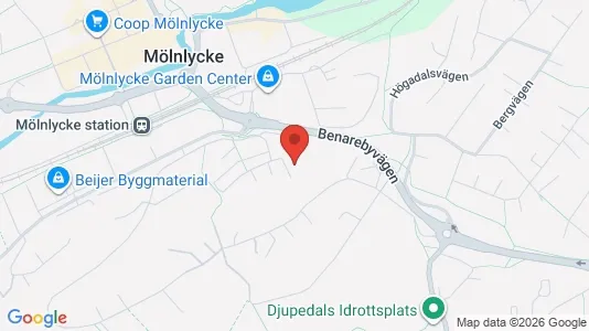Apartments for rent i Härryda - kort over placeringen