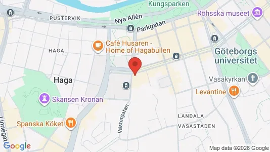 Apartments for rent i Gothenburg City Centre - kort over placeringen