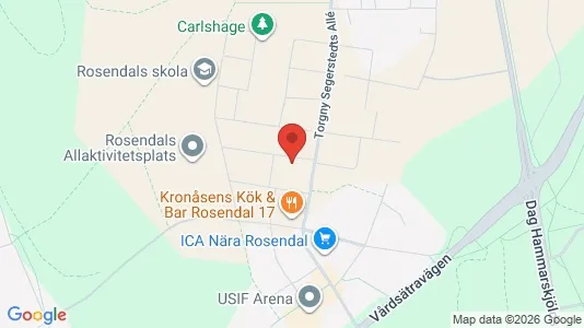 Apartments for rent i Uppsala - kort over placeringen