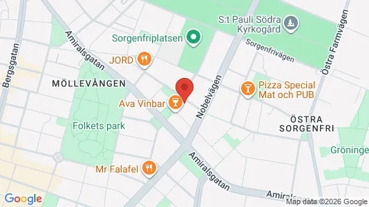 Apartments for rent i Malmö City - kort over placeringen