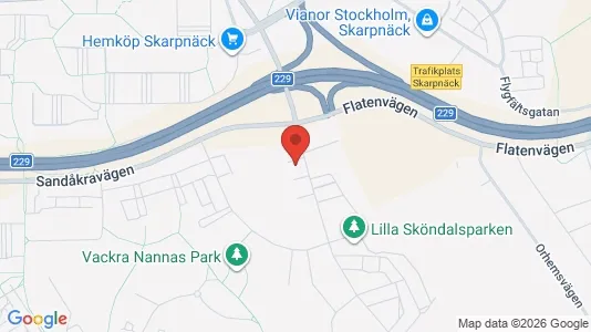 Apartments for rent i Stockholm South - kort over placeringen