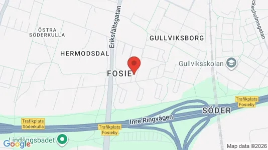 Apartments for rent i Fosie - kort over placeringen