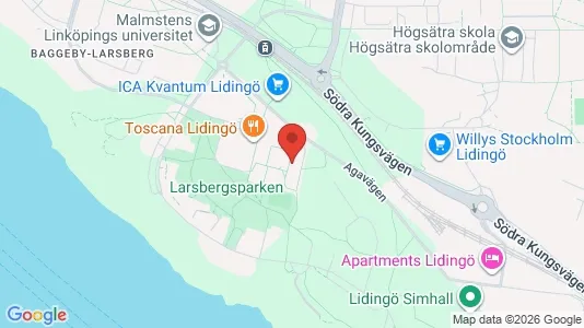 Apartments for rent i Lidingö - kort over placeringen