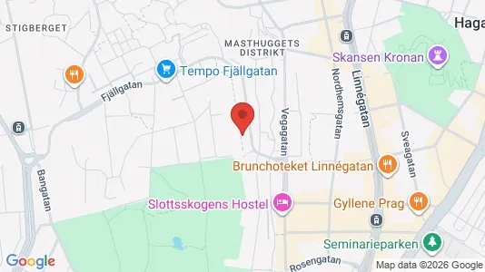 Apartments for rent i Majorna-Linné - kort over placeringen