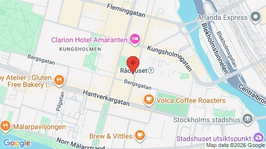 Apartments for rent i Kungsholmen - kort over placeringen