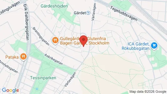 Apartments for rent i Gärdet/Djurgården - kort over placeringen