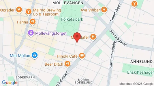 Apartments for rent i Malmö City - kort over placeringen