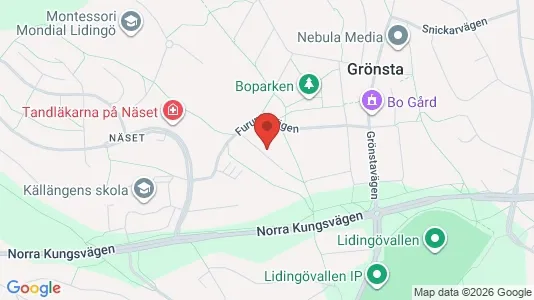 Apartments for rent i Lidingö - kort over placeringen