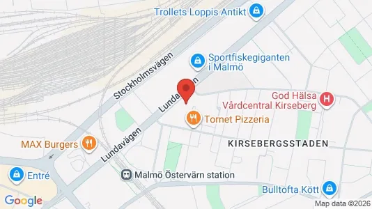 Apartments for rent i Kirseberg - kort over placeringen