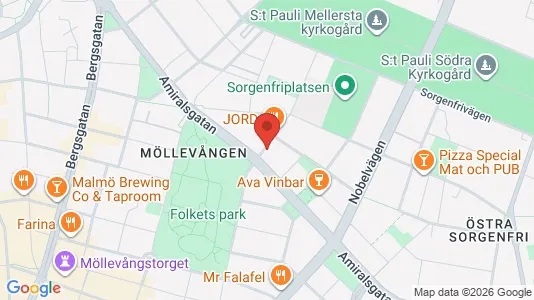 Apartments for rent i Malmö City - kort over placeringen