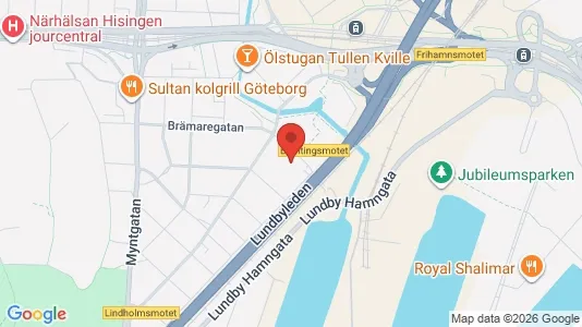 Apartments for rent i Lundby - kort over placeringen