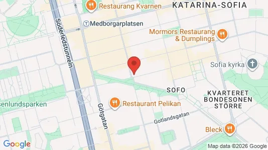 Apartments for rent i Södermalm - kort over placeringen