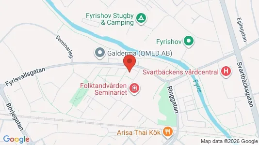 Apartments for rent i Uppsala - kort over placeringen