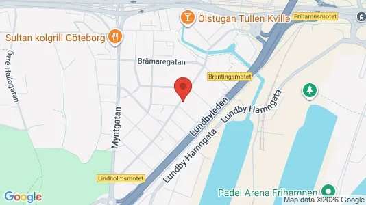Apartments for rent i Lundby - kort over placeringen