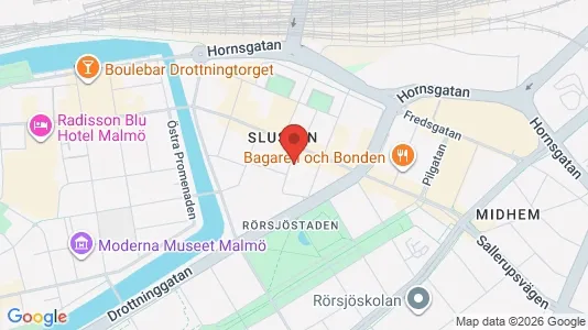 Apartments for rent i Malmö City - kort over placeringen
