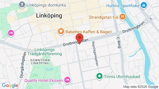 Apartments for rent i Linköping - kort over placeringen