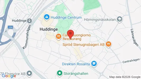 Apartments for rent i Huddinge - kort over placeringen
