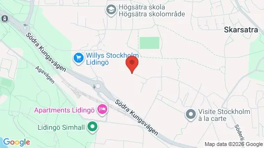 Apartments for rent i Lidingö - kort over placeringen