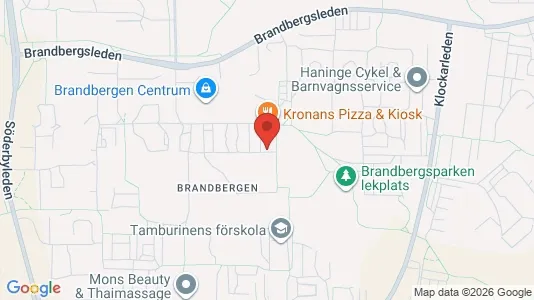 Apartments for rent i Haninge - kort over placeringen