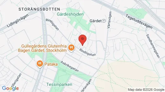 Apartments for rent i Gärdet/Djurgården - kort over placeringen