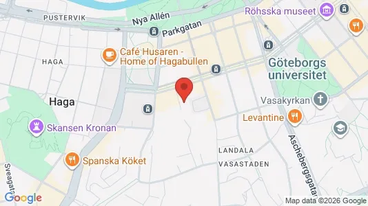 Apartments for rent i Gothenburg City Centre - kort over placeringen