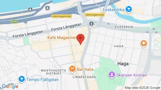 Apartments for rent i Gothenburg City Centre - kort over placeringen