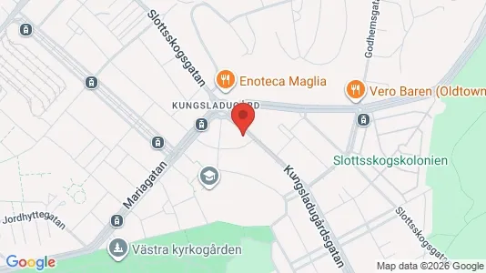 Apartments for rent i Majorna-Linné - kort over placeringen