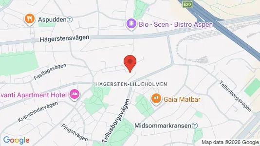 Apartments for rent i Stockholm South - kort over placeringen